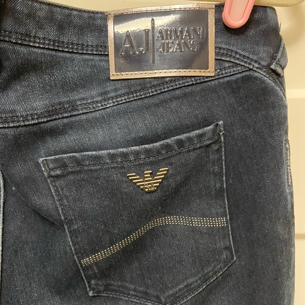 Armani Womens Blue Jeans